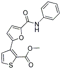 METHYL 3-[5-(ANILINOCARBONYL)-2-FURYL]-2-THIOPHENECARBOXYLATE CAS#: 241488-22-2