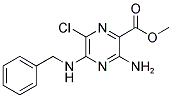 METHYL 3-AMINO-5-(BENZYLAMINO)-6-CHLOROPYRAZINE-2-CARBOXYLATE CAS#: 1154-82-1