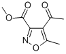 METHYL 4-ACETYL-5-METHYLISOXAZOLE-3-CARBOXYLATE CAS#: 104149-61-3