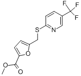 METHYL 5-([[5-(TRIFLUOROMETHYL)-2-PYRIDYL]THIO]METHYL)-2-FUROATE CAS#: 239107-28-9