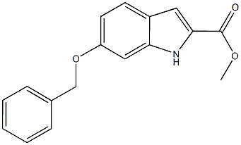 METHYL 6-BENZYLOXYINDOLE-2-CARBOXYLATE CAS#: 103781-89-1