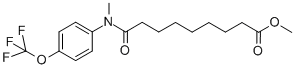 METHYL 9-[METHYL-4-(TRIFLUOROMETHOXY)ANILINO]-9-OXONONANOATE CAS#: 259792-94-4