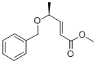 METHYL(2E,4S)-(-)-4-(PHENYLMETHOXY)PENT-2-ENOATE CAS#: 112489-57-3