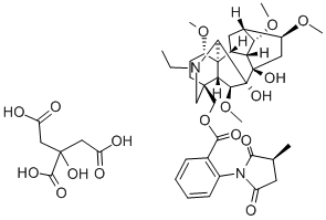 METHYLLYCACONITINE CITRATE CAS#: 112825-05-5