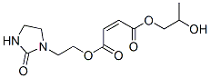 Maleic acid 1-(2-hydroxypropyl)4-[2-(2-oxo-1-imidazolidinyl)ethyl] ester CAS#: 15957-72-9