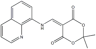 Malonic acid, [(8-quinolylaMino)Methylene]-, cyclic isopropylidene ester (8CI) CAS#: 25063-76-7