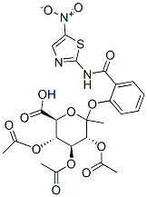 Methyl 1-[[2-N-(5-Nitrothiazolyl)carboxamido]phenyl]-2,3,4- tri-O-acetyl--D-glucopyranuronate CAS#: 221287-92-9