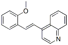 Methyl 2-(2-(4-quinolinyl)vinyl)phenyl ether CAS#: 2859-57-6