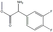 Methyl 2-aMino-2-(3,4-difluorophenyl)acetate CAS#: 218449-31-1
