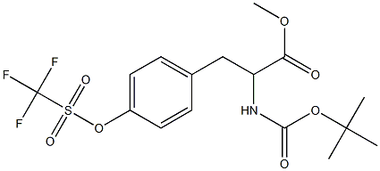 Methyl 2-(tert-butoxycarbonylaMino)-3-(4-(trifluoroMethylsulfonyloxy)phenyl)propanoate CAS#: 112766-18-4
