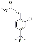 Methyl 3-[2-chloro-4-(trifluoromethyl)phenyl]acrylate, Methyl 3-[2-chloro-4-(trifluoromethyl)phenyl]prop-2-enoate CAS#: 243977-24-4
