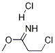 Methyl 3-chloropropaniMidate hydrochloride CAS#: 21367-88-4