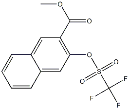 Methyl 3-(trifluoroMethylsulfonyloxy)-2-naphthoate CAS#: 288402-18-6