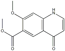 Methyl 7-Methoxy-4-oxo-1,4-dihydroquinoline-6-carboxylate CAS#: 205448-65-3