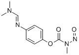 Methylnitrosocarbamic acid p-((dimethylamino)methyleneamino)phenyl est er CAS#: 100836-59-7