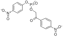 Methylphosphonic acid 4-nitrophenyl 2-(4-nitrophenyl)-2-oxoethyl ester CAS#: 21161-62-6