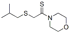 Morpholine,  4-[2-[(2-methylpropyl)thio]-1-thioxoethyl]-  (9CI) CAS#: 105247-16-3