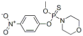 Morpholinophosphonothioic acid O-methyl O-(p-nitrophenyl) ester CAS#: 13351-40-1