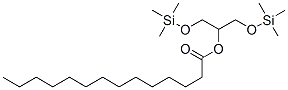 Myristic acid 2-trimethylsilyloxy-1-[(trimethylsilyloxy)methyl]ethyl ester CAS#: 14473-56-4