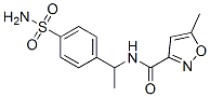 N-[1-[4-(aminosulphonyl)phenyl]ethyl]-5-methylisoxazole-3-carboxamide CAS#: 24488-95-7