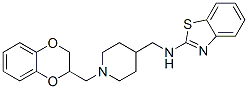 N-[[1-(7,10-dioxabicyclo[4.4.0]deca-1,3,5-trien-9-ylmethyl)-4-piperidy l]methyl]benzothiazol-2-amine CAS#: 104383-18-8
