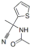 N-[1-Cyano-1-(2-thienyl)ethyl]acetamide CAS#: 17770-30-8