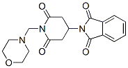 N-[1-(Morpholinomethyl)-2,6-dioxo-4-piperidyl]phthalimide CAS#: 10329-96-1