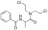 N-[1-[bis(2-chloroethyl)carbamoyl]ethyl]benzamide CAS#: 1462-81-3