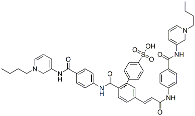 N-(1-butylpyridin-5-yl)-4-[[(E)-3-[4-[[4-[(1-butylpyridin-5-yl)carbamo yl]phenyl]carbamoyl]phenyl]prop-2-enoyl]amino]benzamide, 4-methylbenze nesulfonate CAS#: 19060-45-8