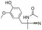 (-)-N-(1-cyano-1-vanillylethyl)acetamide CAS#: 14818-98-5