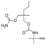 N-(1,1-Dimethyl-2-propynyl)carbamic acid 2-(carbamoyloxymethyl)-2-methylpentyl ester CAS#: 25384-89-8