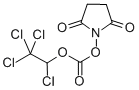 N-(1,2,2,2-TETRACHLOROETHOXYCARBONYLOXY)SUCCINIMIDE CAS#: 107960-02-1