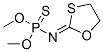 N-(1,3-Oxathiolan-2-ylidene)phosphoramidothioic acid O,O-dimethyl ester CAS#: 14371-55-2