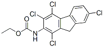 N-(1,3,4,7-Tetrachloro-9H-fluoren-2-yl)carbamic acid ethyl ester CAS#: 1914-42-7