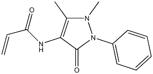 N-(1,5-DiMethyl-3-oxo-2-phenyl-2,3-dihydro-1H-pyrazol-4-yl)-acrylaMide CAS#: 19854-87-6