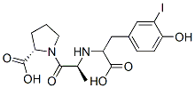 N-(1(S)-carboxy-(4-hydroxy-3-iodophenyl)ethyl)-alanylproline CAS#: 104531-07-9