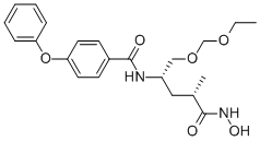 N-[(1S,3S)-1-[(ETHOXYMETHOXY)METHYL]-4-(HYDROXYAMINO)-3-METHYL-4-OXOBUTYL]-4-PHENOXYBENZAMIDE CAS#: 223472-31-9