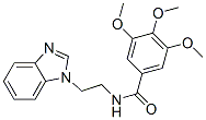 N-[2-(1H-Benzimidazol-1-yl)ethyl]-3,4,5-trimethoxybenzamide CAS#: 22261-47-8