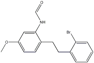 N-[2-[2-(2-Bromophenyl)ethyl]-5-methoxyphenyl]formamide CAS#: 223787-57-3