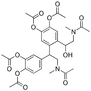 N-[2-[2-[2-(N-Methylacetylamino)-1-(3,4-diacetoxyphenyl)ethyl]-4,5-diacetoxyphenyl]-2-hydroxyethyl]-N-methylacetamide CAS#: 28215-67-0