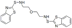 N-[2-[2-(benzothiazol-2-ylsulfanylamino)ethoxy]ethyl]benzothiazole-2-s ulfenamide CAS#: 19224-23-8