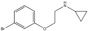 N-[2-(3-bromophenoxy)ethyl]cyclopropanamine CAS#: 19160-73-7