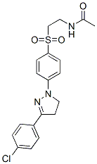 N-[2-[[4-[3-(4-chlorophenyl)-4,5-dihydro-1H-pyrazol-1-yl]phenyl]sulphonyl]ethyl]acetamide CAS#: 24032-65-3