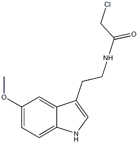 N-[2-(5-Methoxy-1H-indole-3-yl)ethyl]-2-chloroacetamide CAS#: 21424-91-9