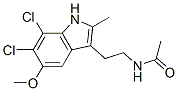 N-[2-(6,7-dichloro-5-methoxy-2-methyl-1H-indol-3-yl)ethyl]acetamide CAS#: 104513-29-3