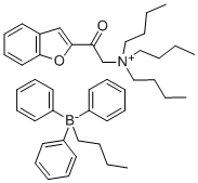 N-(2-ACETYLBENZO[B]FURAN)-N,N,N-TRIBUTYLAMMONIUM BUTYLTRIPHENYLBORATE CAS#: 214074-80-3
