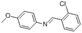 N-(2-CHLOROBENZYLIDENE)-4-METHOXYANILIN& CAS#: 17099-11-5