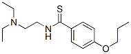 N-[2-(Diethylamino)ethyl]-p-propoxythiobenzamide CAS#: 18051-52-0