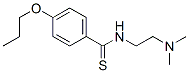 N-[2-(Dimethylamino)ethyl]-p-propoxythiobenzamide CAS#: 16531-44-5