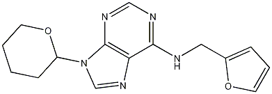 N-(2-Furanylmethyl)-9-(tetrahydro-2H-pyran-2-yl)-9H-purin-6-amine CAS#: 109403-64-7